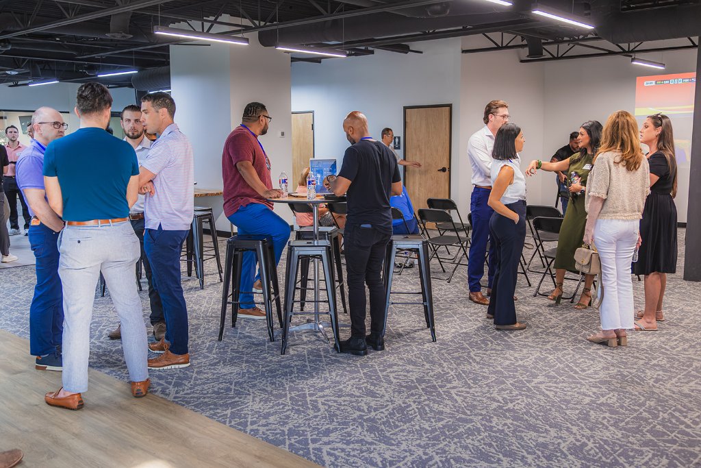Conversations, connections, and energy throughout the room 18