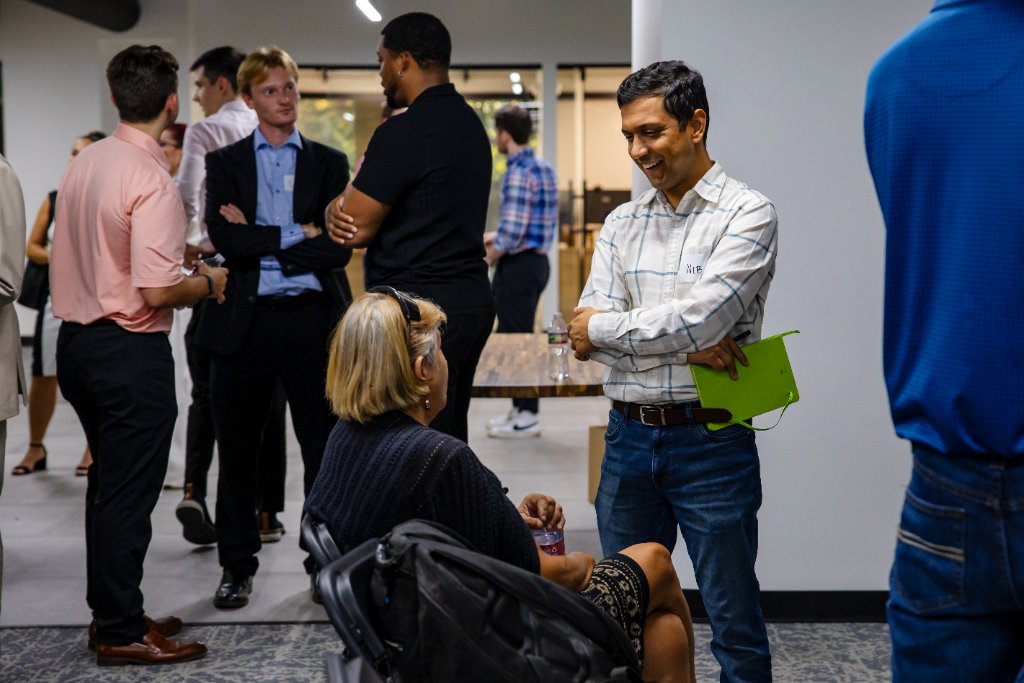 Conversations, connections, and new relationships forming across the room 17