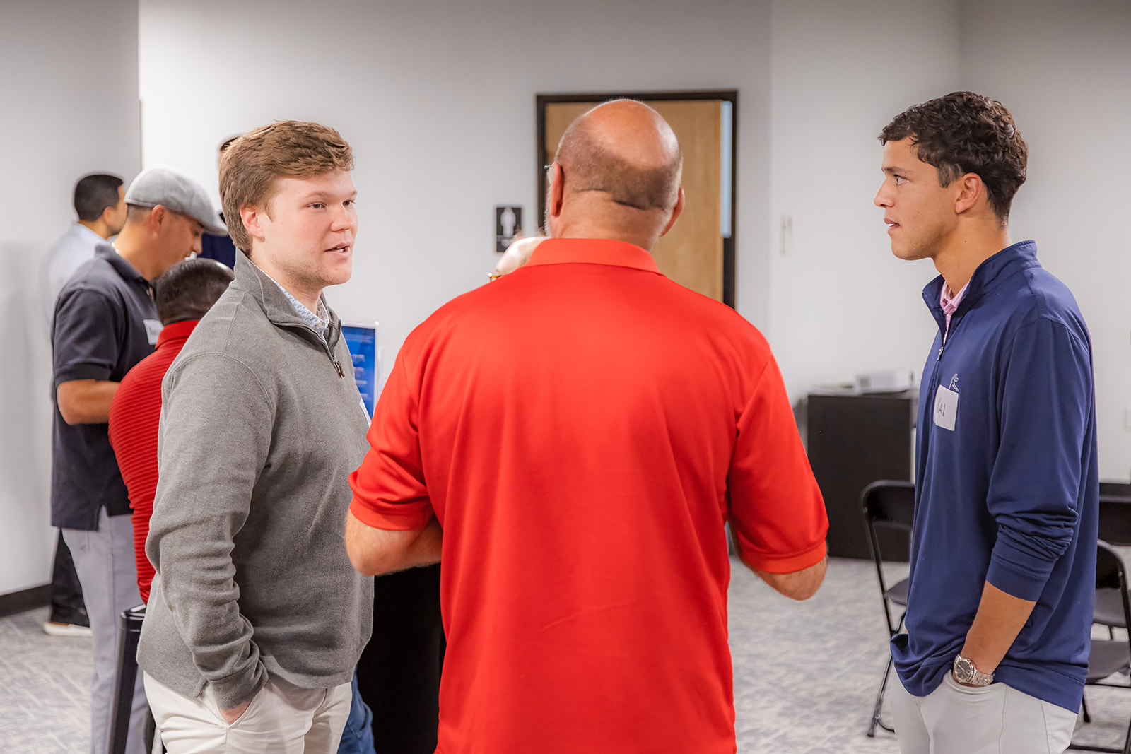 The conversations continued well after the panel wrapped up 24