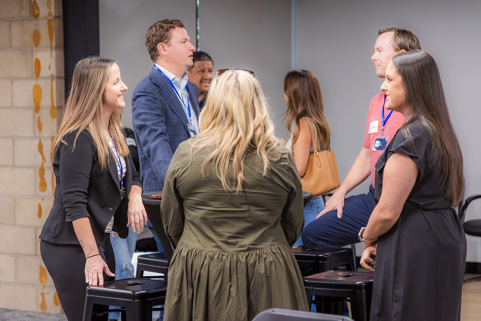 The conversations continued well after the panel wrapped up 26