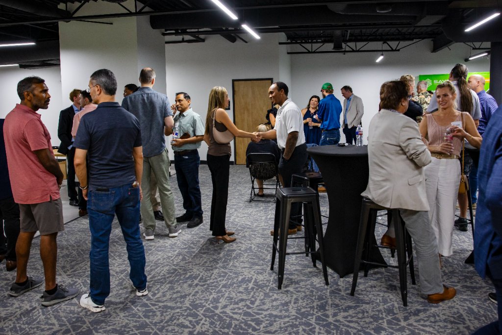 Conversations, connections, and new relationships forming across the room 7