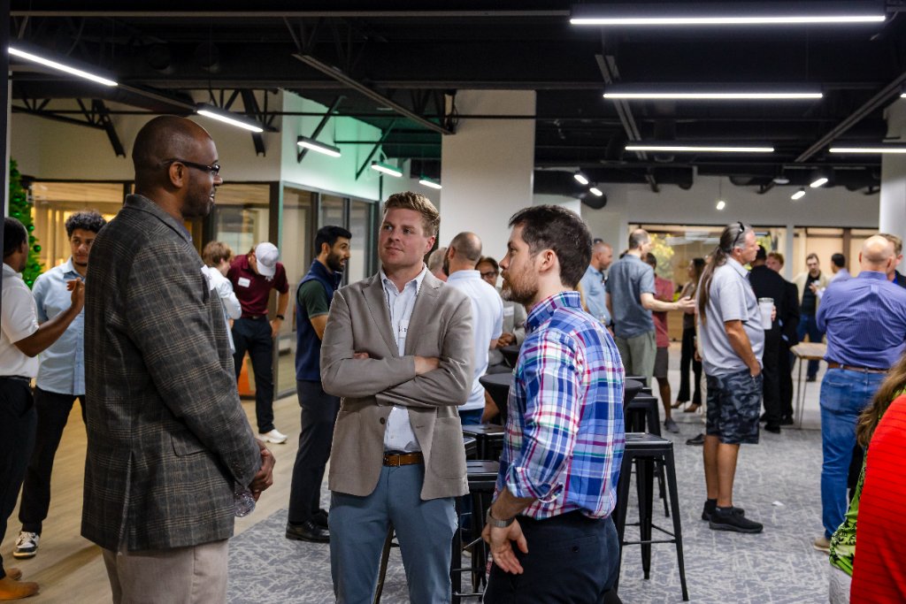 Conversations, connections, and new relationships forming across the room 2