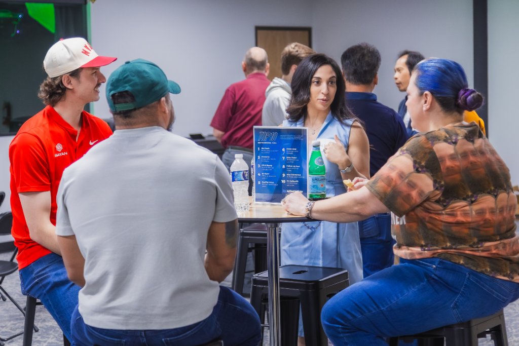 Conversations, connections, and momentum building across the room 8