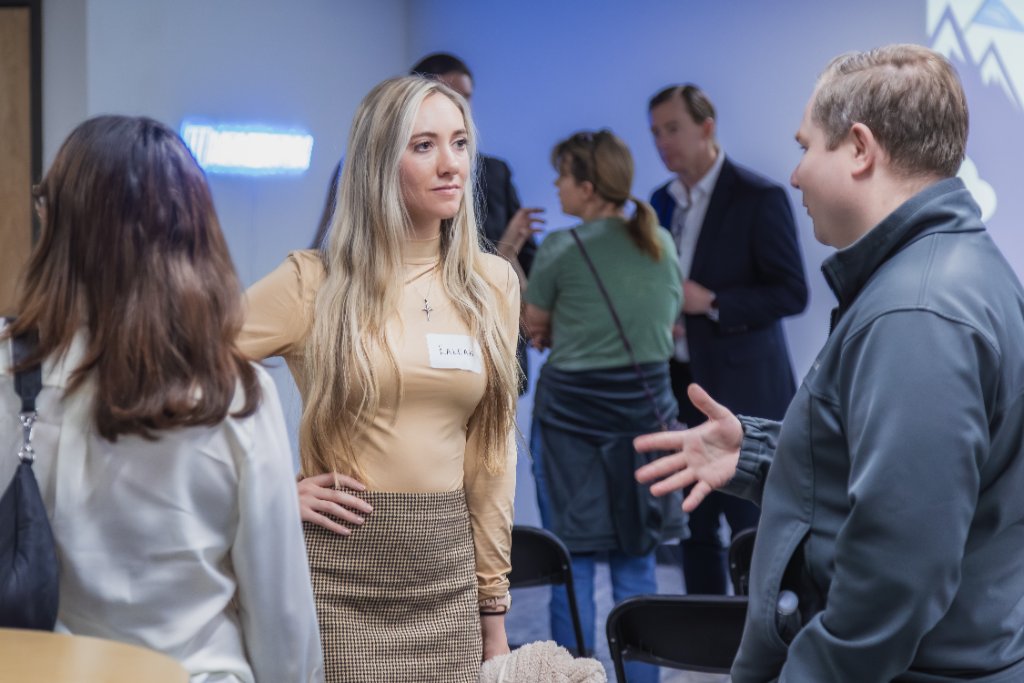 Conversations, connections, and momentum building across the room 9