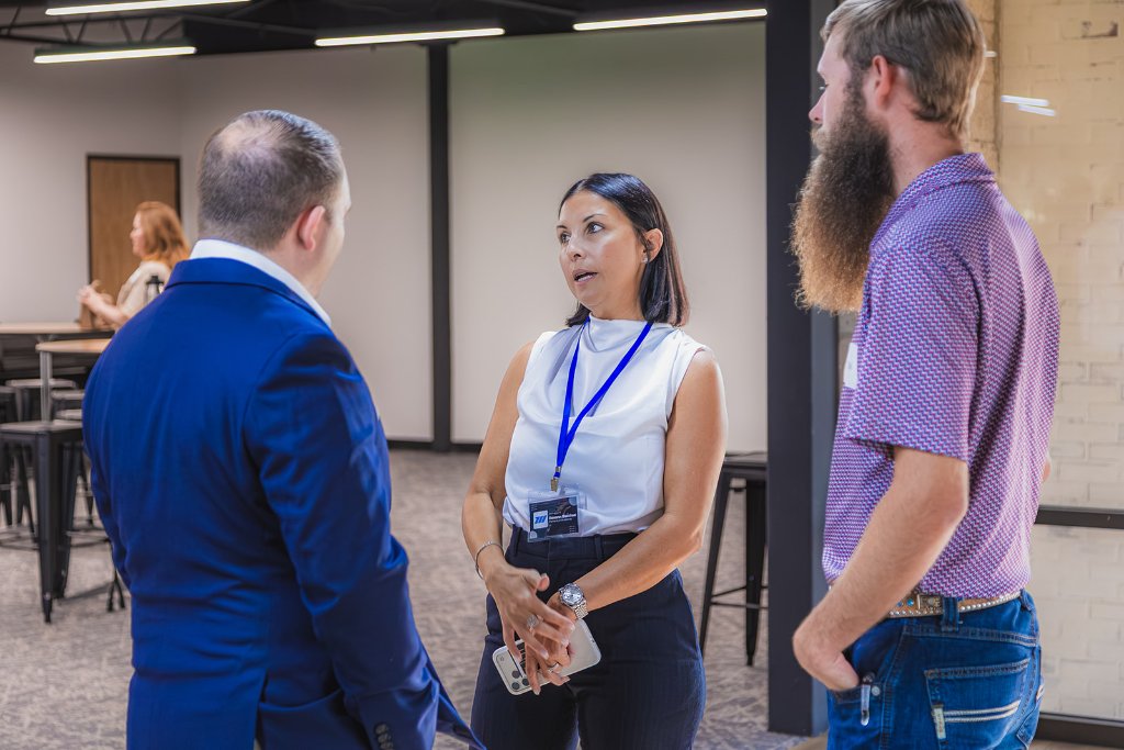 Conversations, connections, and energy throughout the room 20