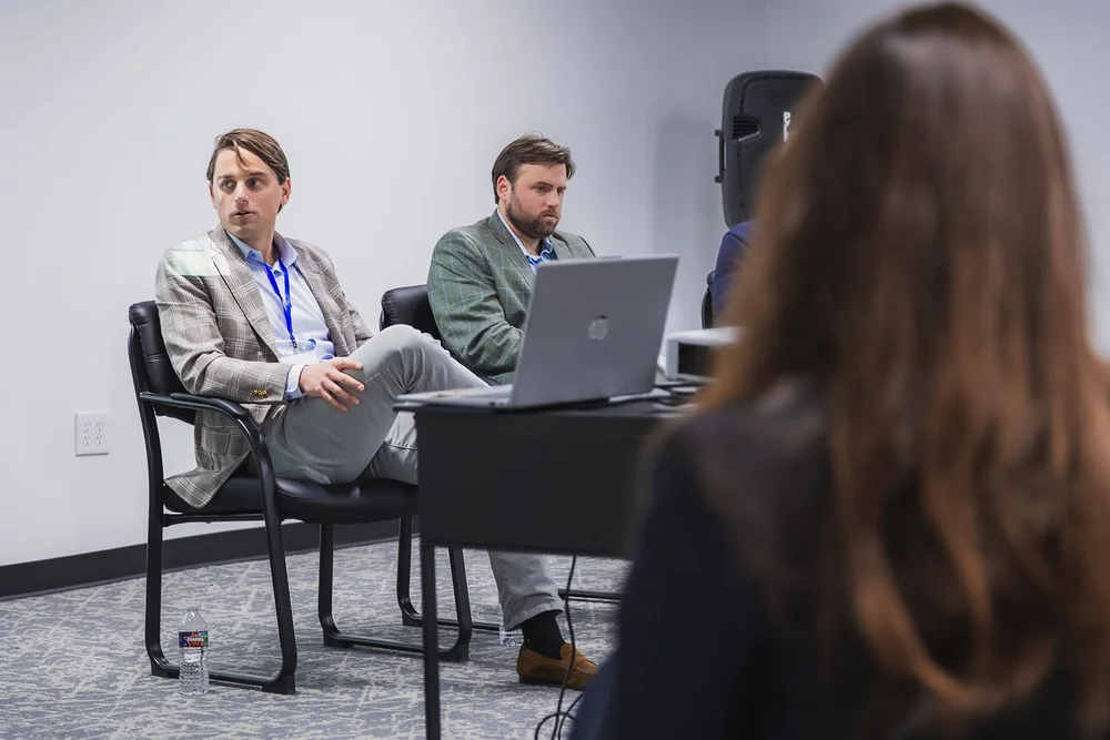 The panel in action — Charles Hubbard, William Hubbard, Jakob Anderson 7