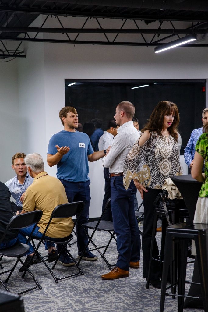 Conversations, connections, and new relationships forming across the room 20