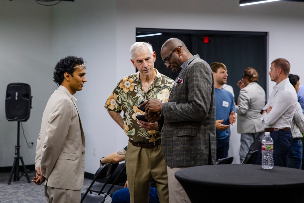 Conversations, connections, and new relationships forming across the room 25