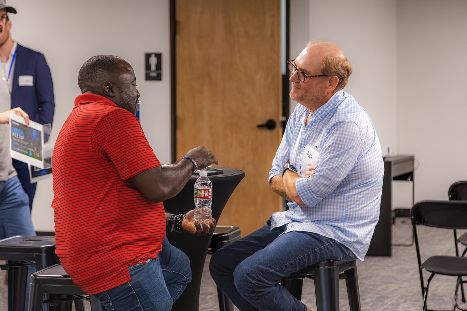The conversations continued well after the panel wrapped up 20