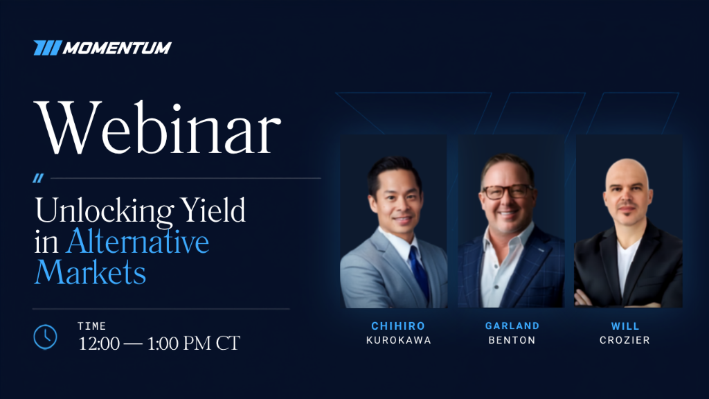 Webinar: Unlocking Yield in Alternative Markets: A Panel Discussion