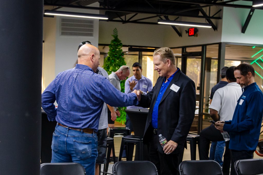 Conversations, connections, and new relationships forming across the room 16