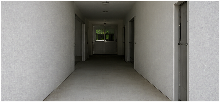 After — Breezeway & Stairwell Washing
