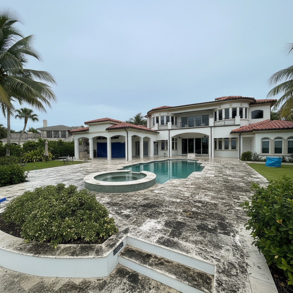 Before — Pool Deck Restoration
