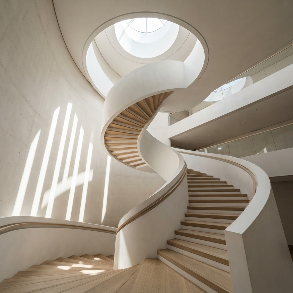 Architektonische Wendeltreppe — Ihr Weg mit WIDLER