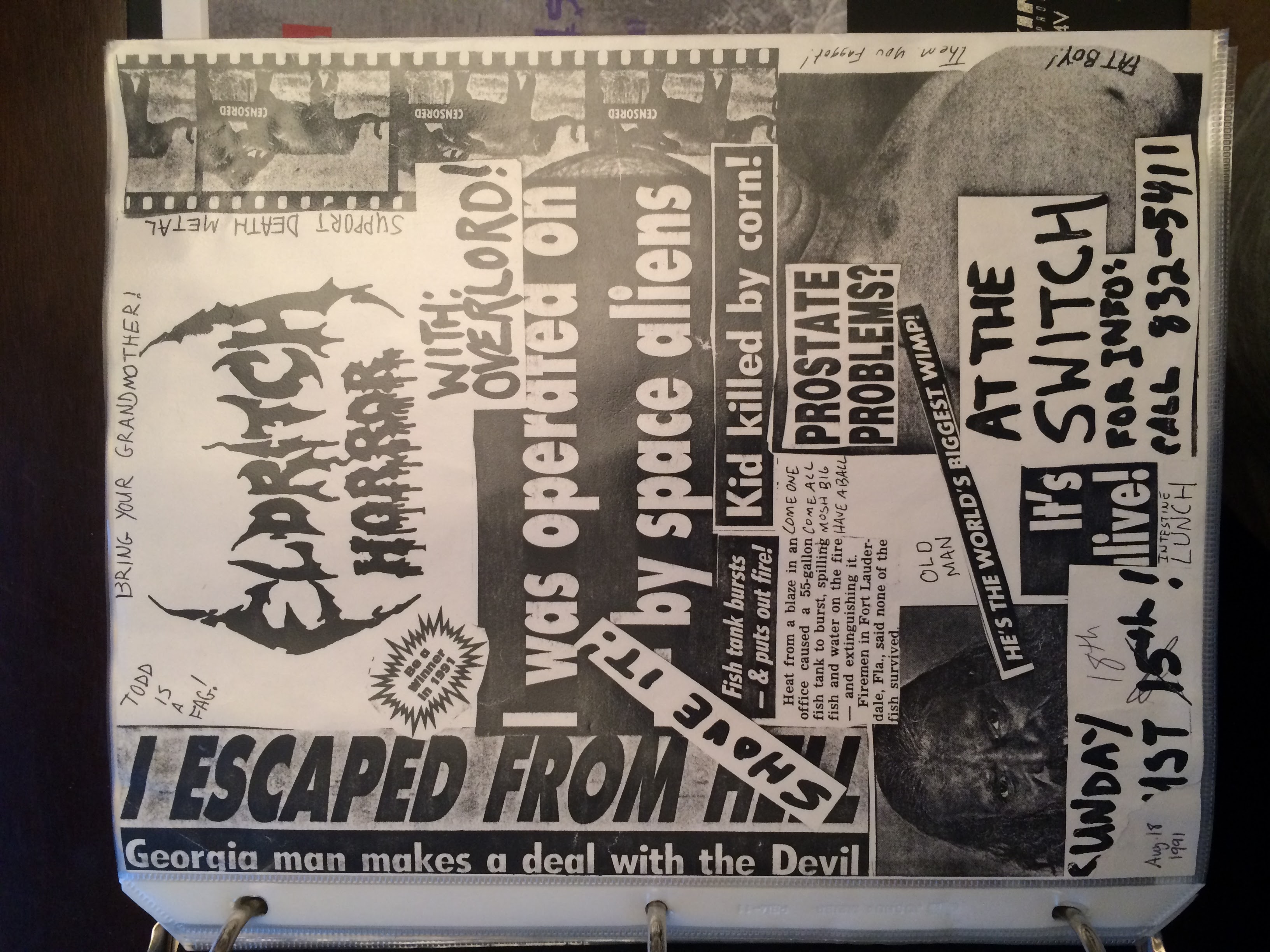 Aug 18, 1991 flyer