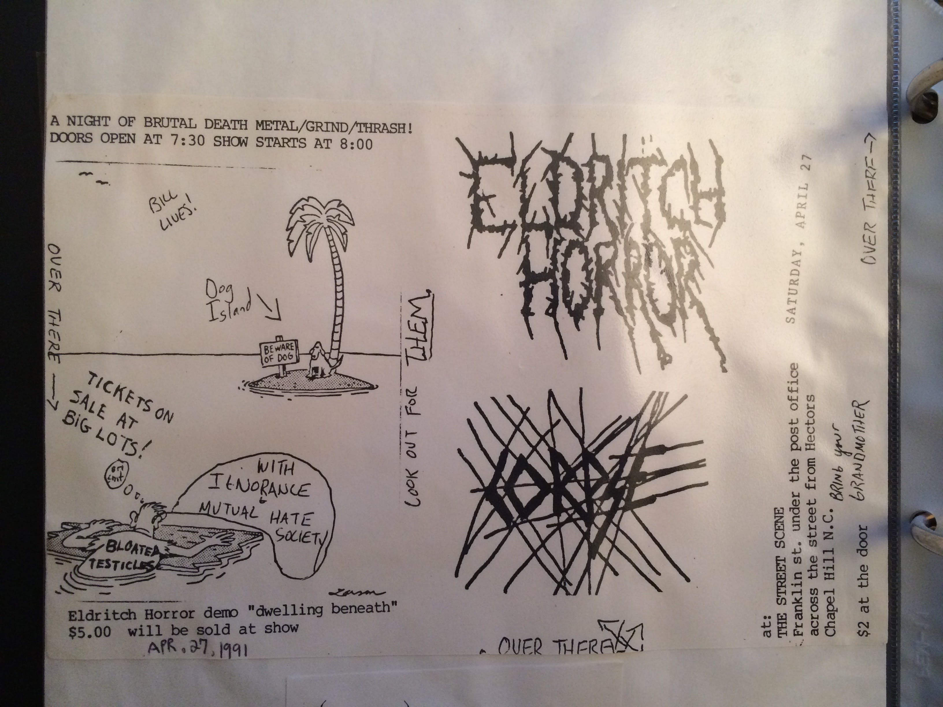Apr 27, 1991 flyer