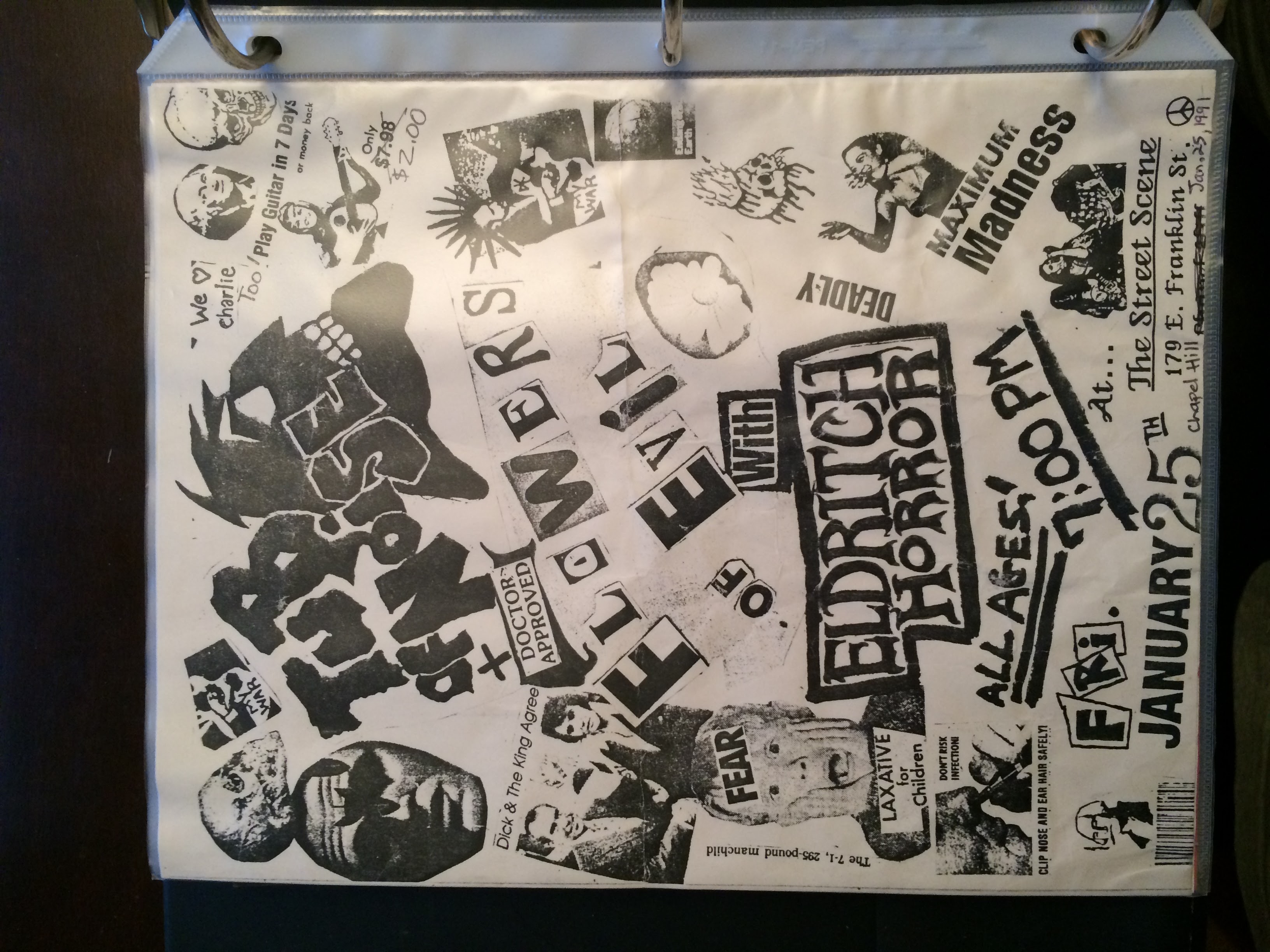 Jan 25, 1991 flyer