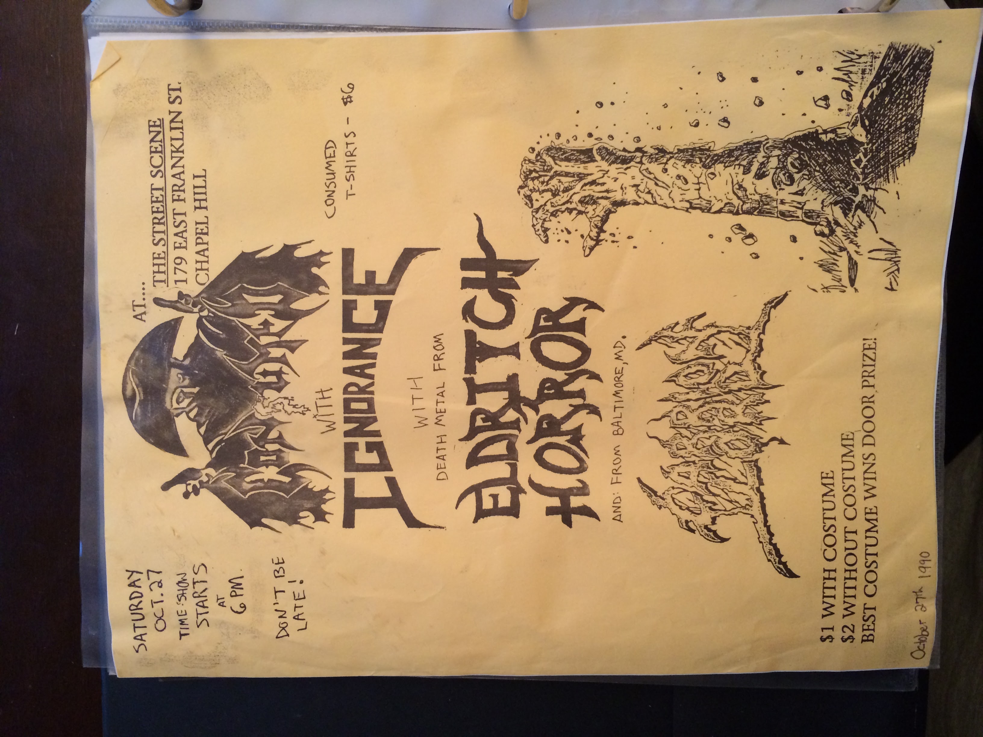 Oct 27, 1990 flyer
