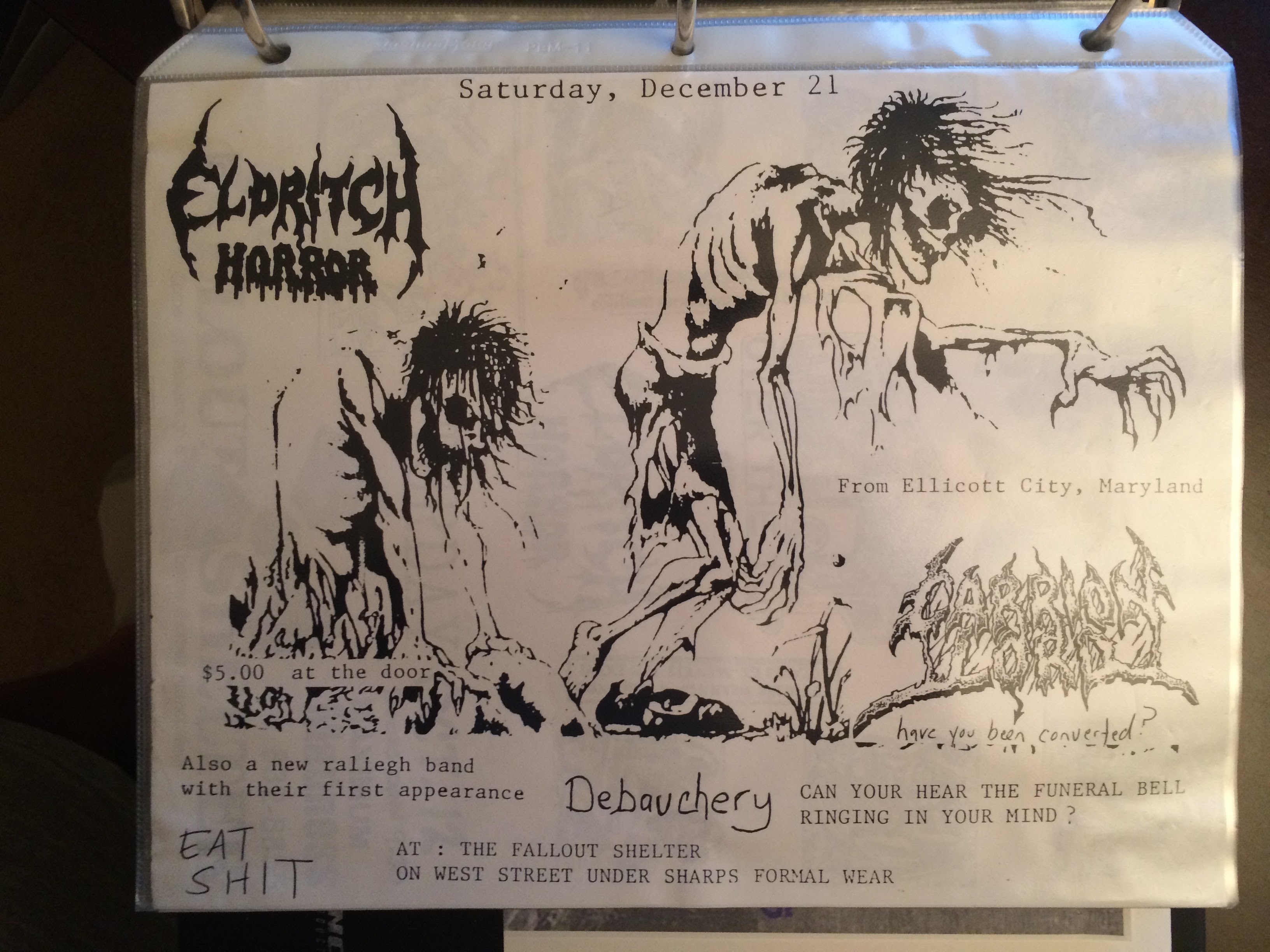 Dec 21, 1991 flyer