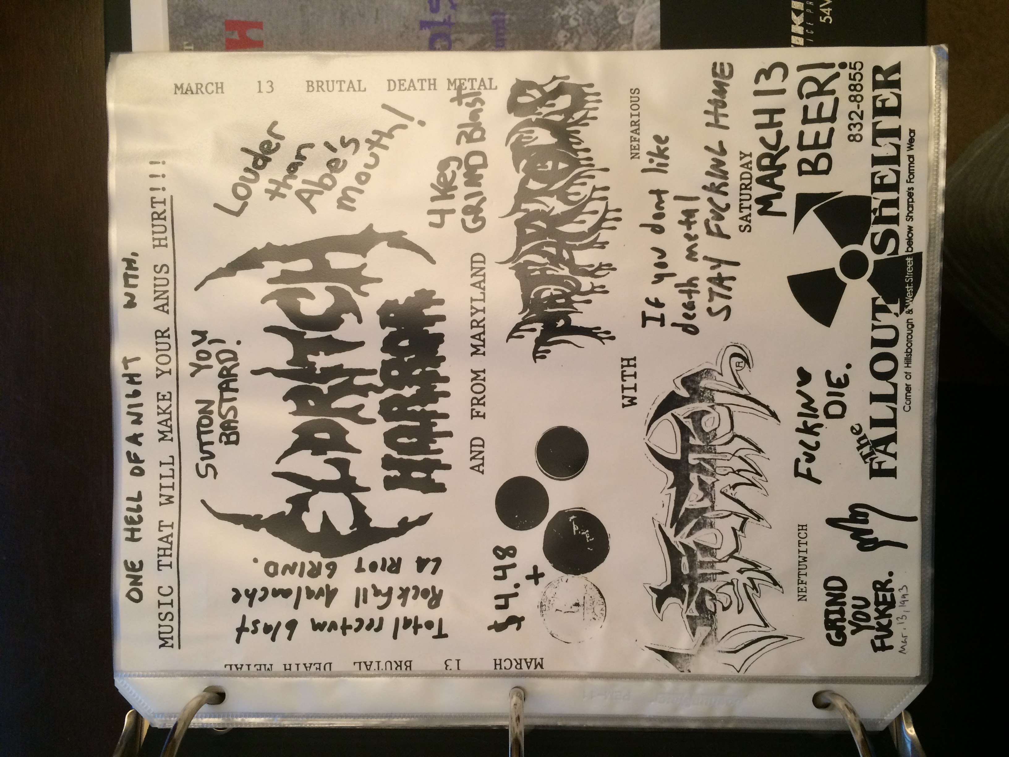 Mar 13, 1993 flyer