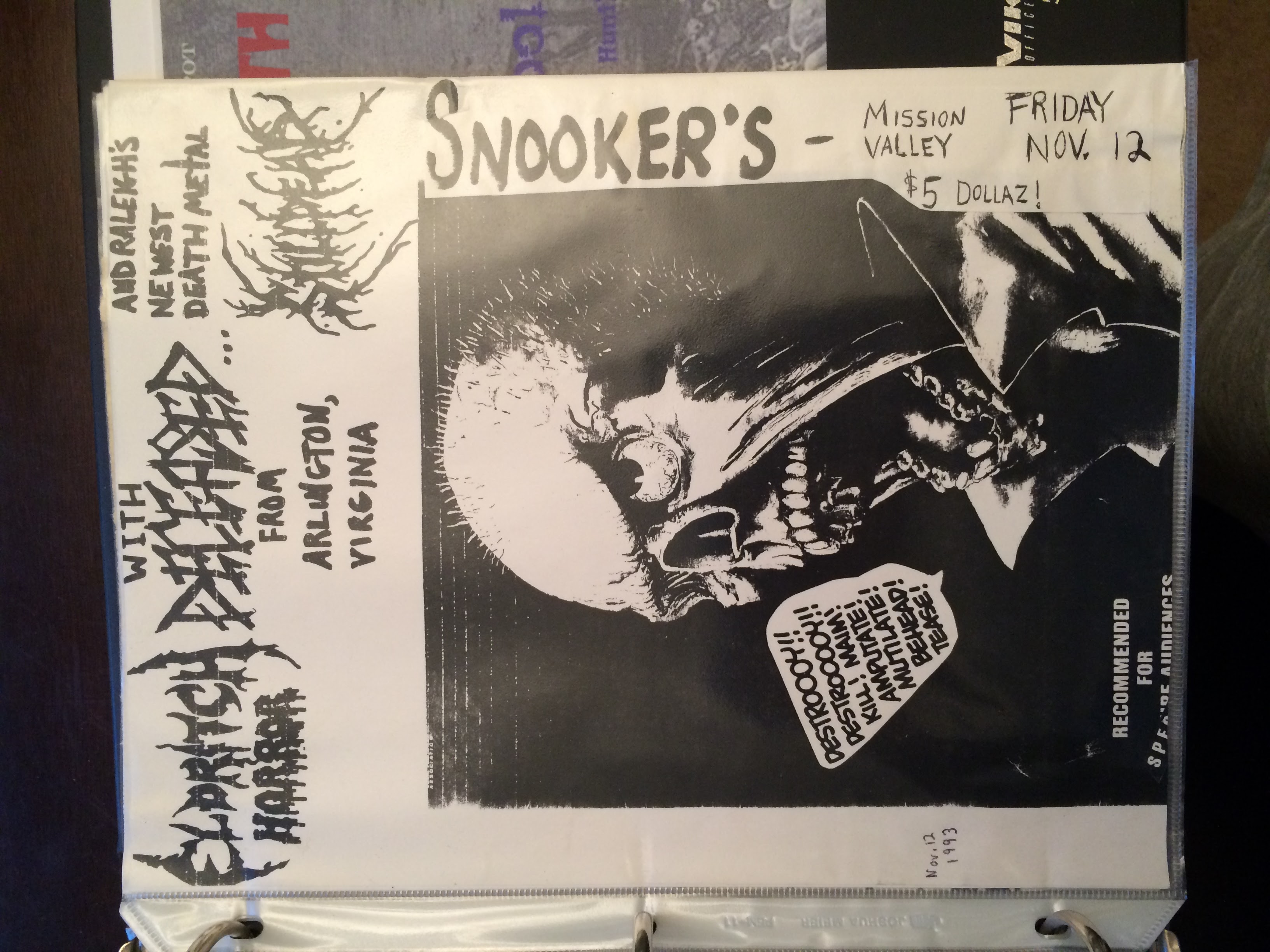 Nov 12, 1993 flyer