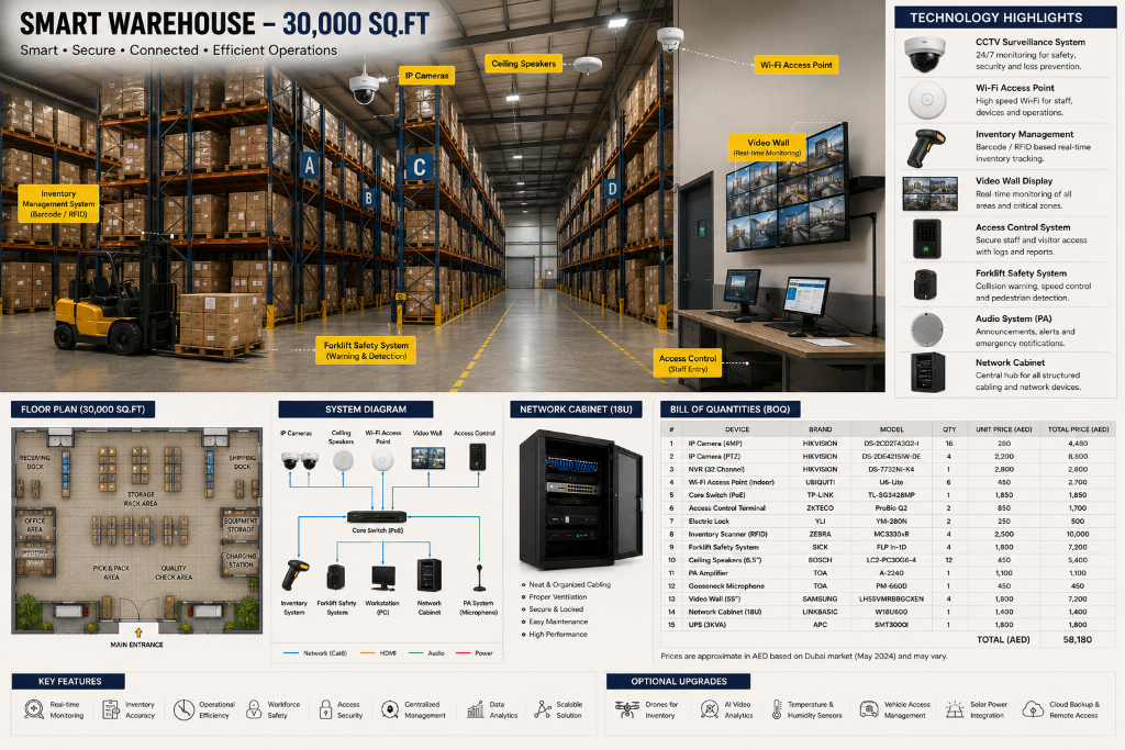 Smart Warehouse – 30,000 Sq.Ft