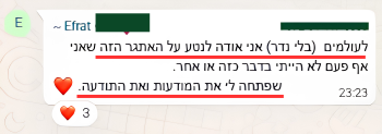 שיתוף מהקבוצה, אפרת