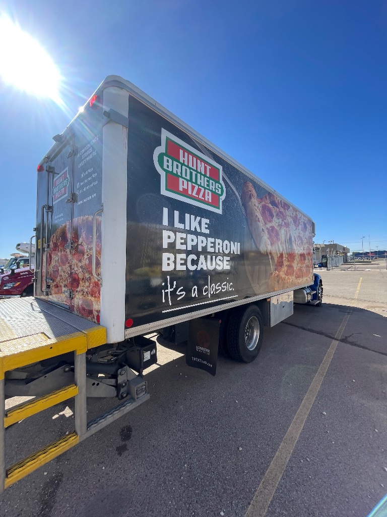 Hunt Brothers Pizza — Rear Detail