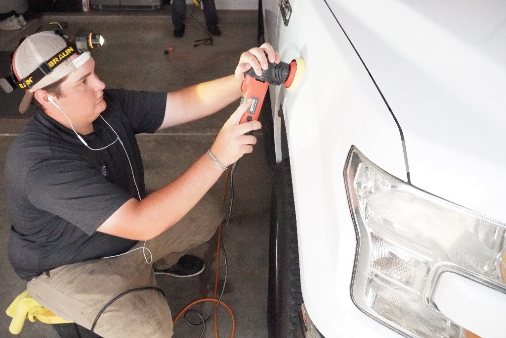 Step 1 — Bumper Polish Prep