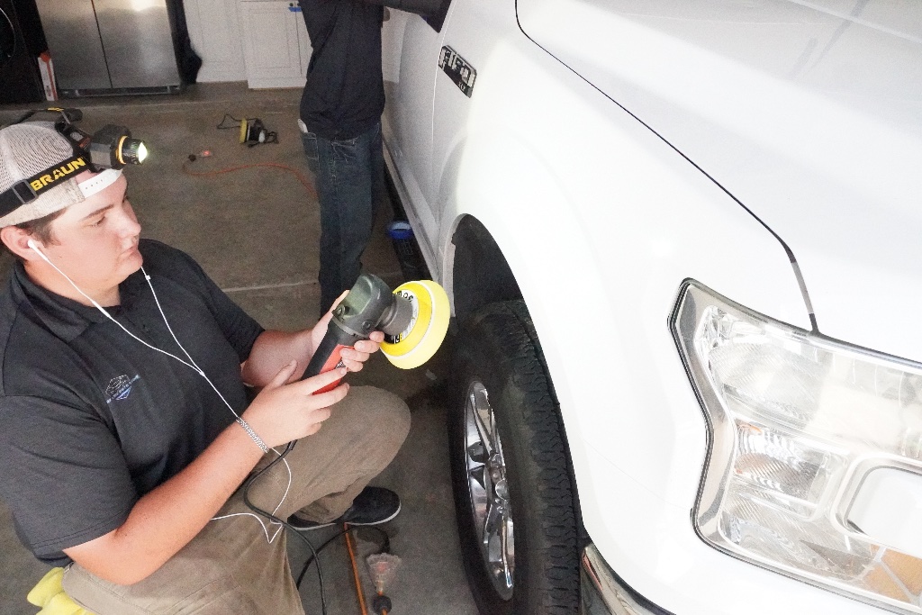 Step 1 — Machine Polish Prep