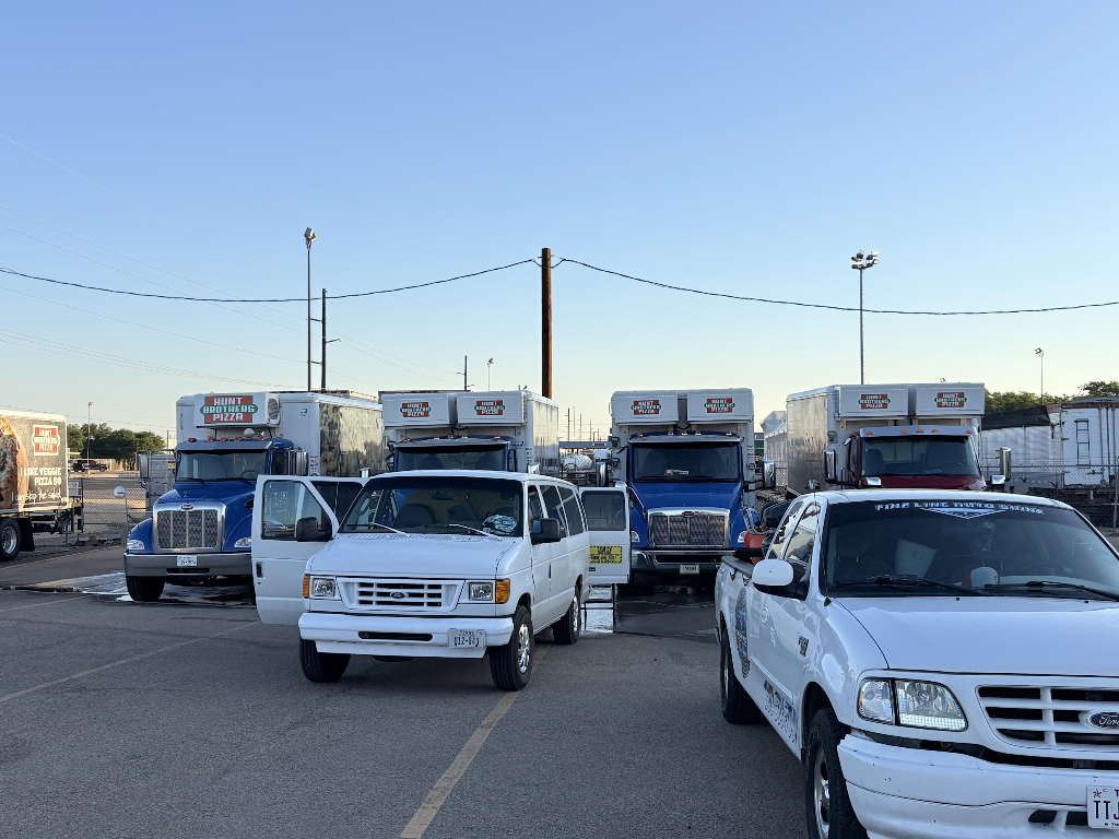 Hunt Brothers Pizza Fleet — Wide Shot