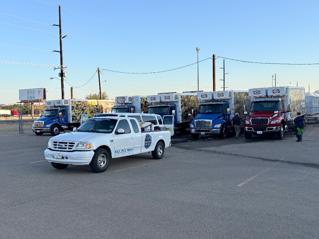 Full Fleet Job — Fine Line on Site