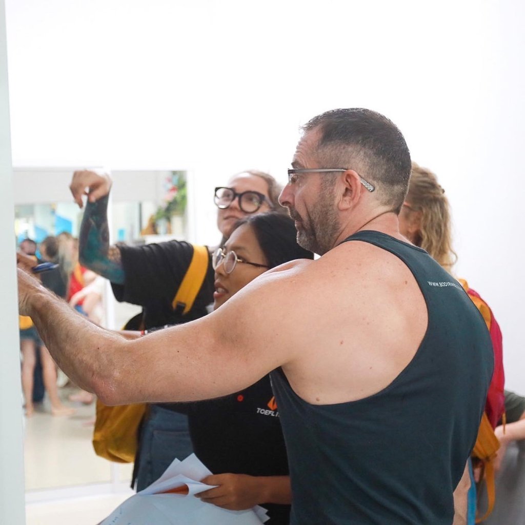 Students Checking Schedule