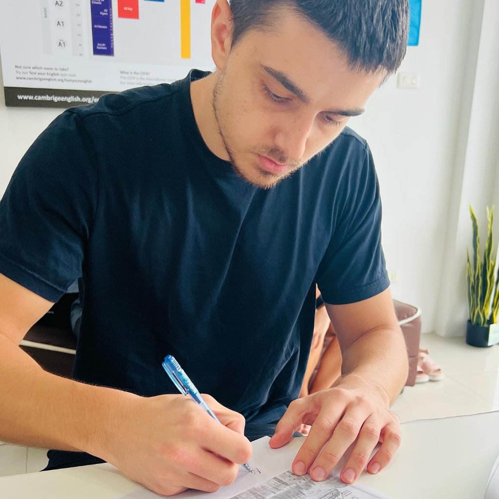 Student Taking Notes