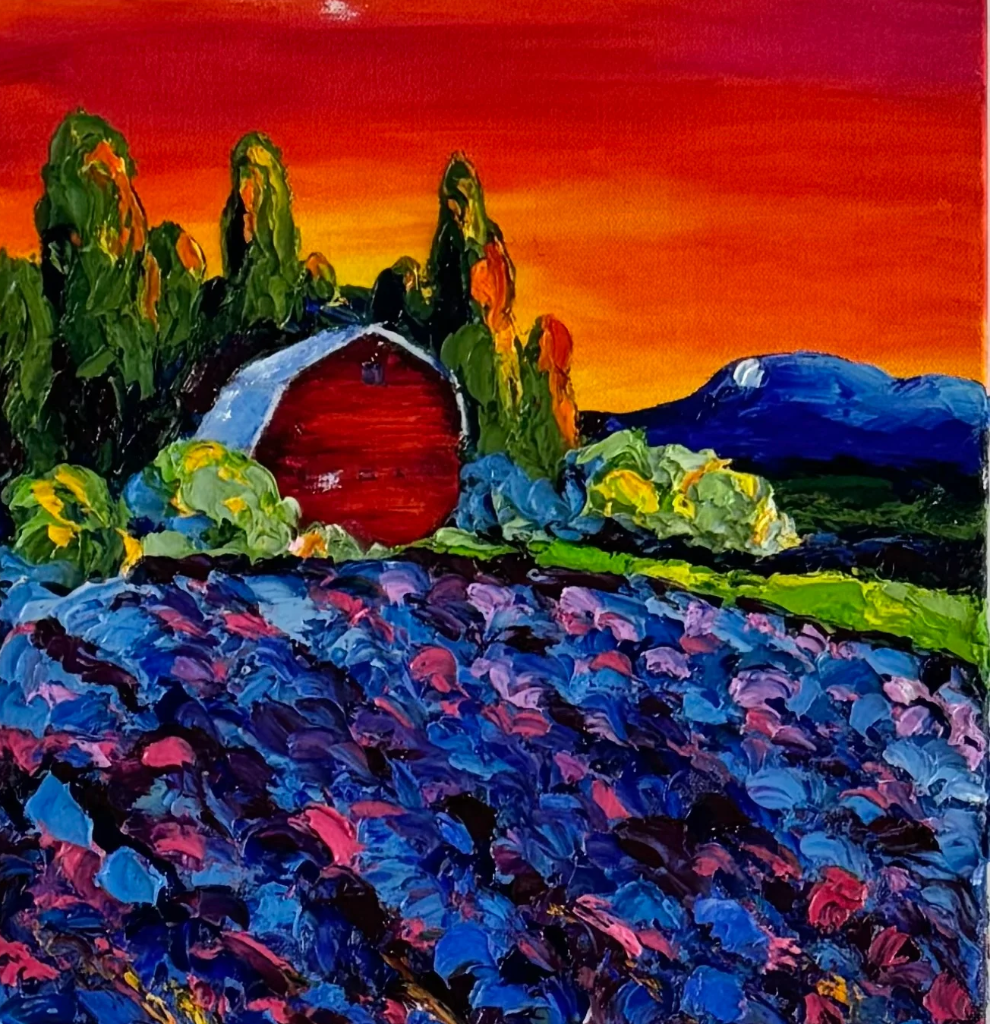 Lavender Sunset