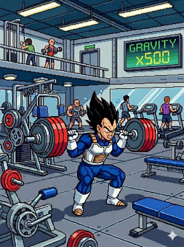 Vegeta Gravity x500