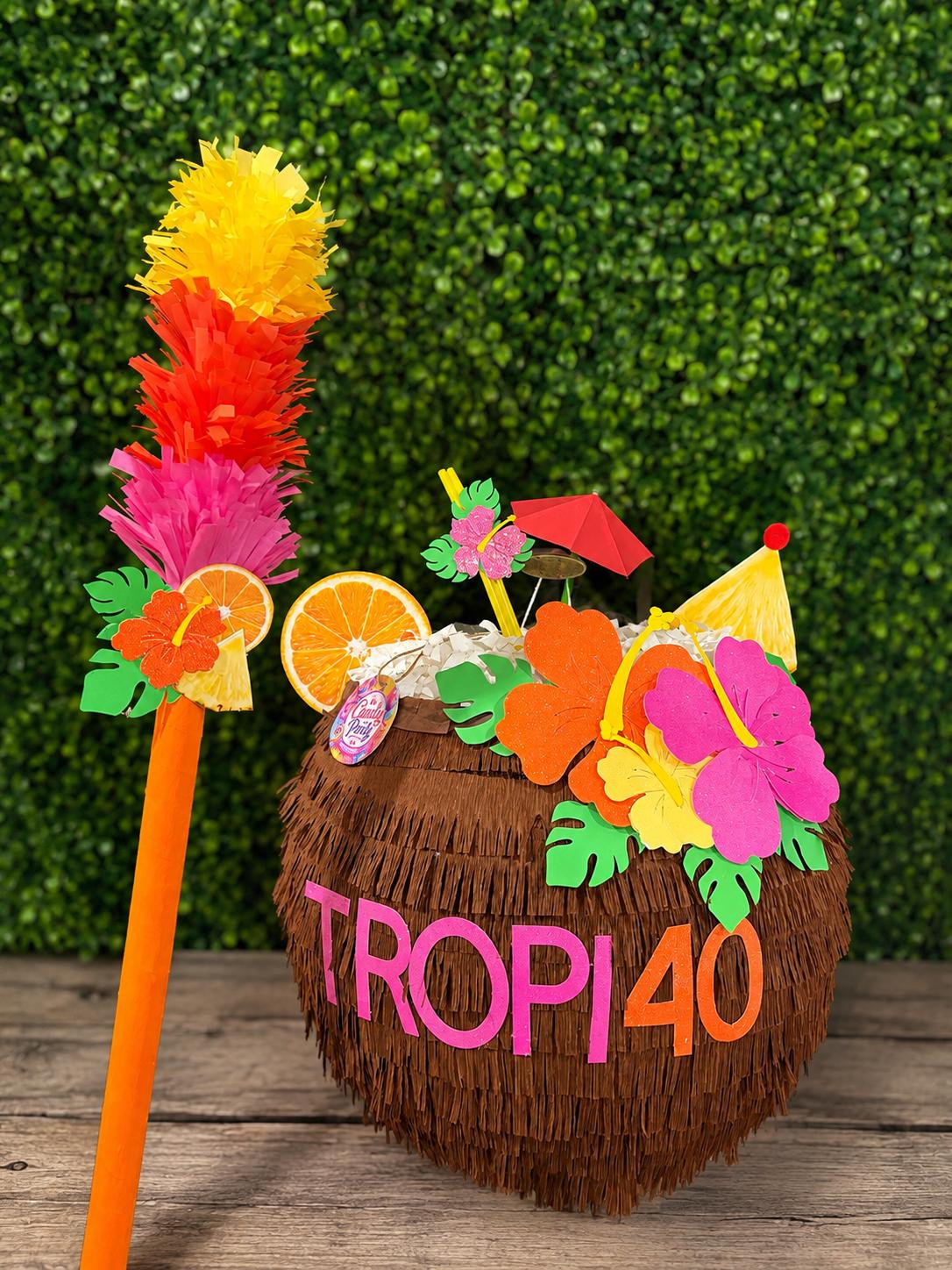 Tropical Coconut Piñata