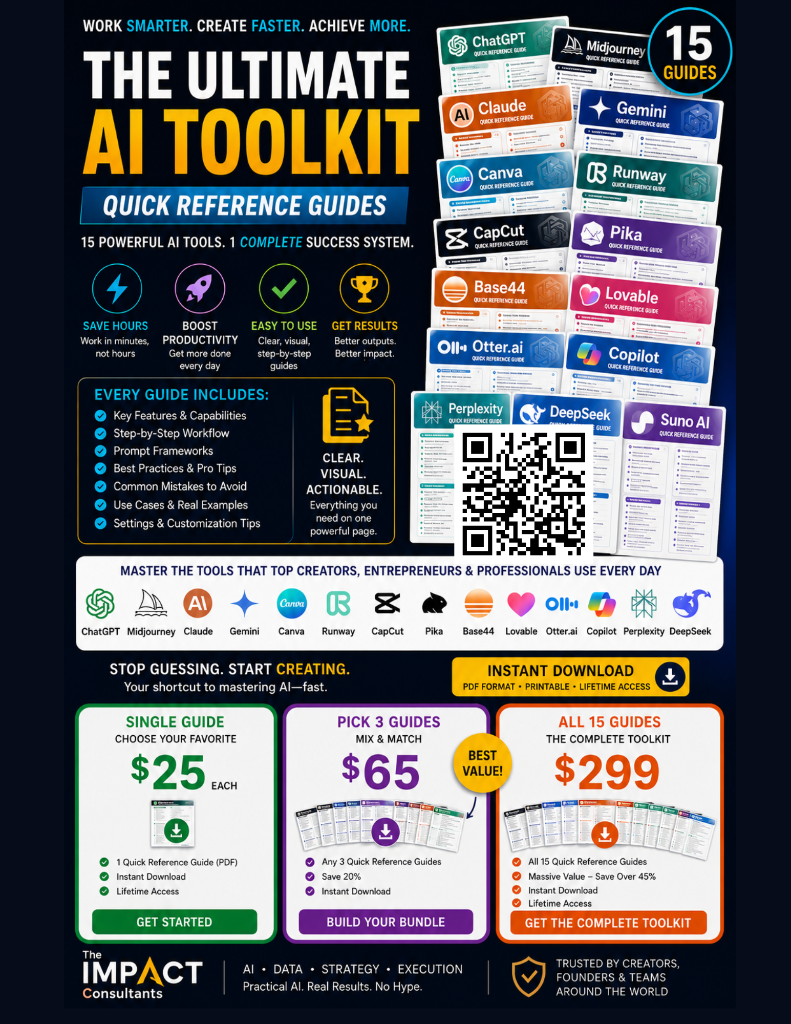 The Ultimate AI Toolkit - Quick Reference Guides