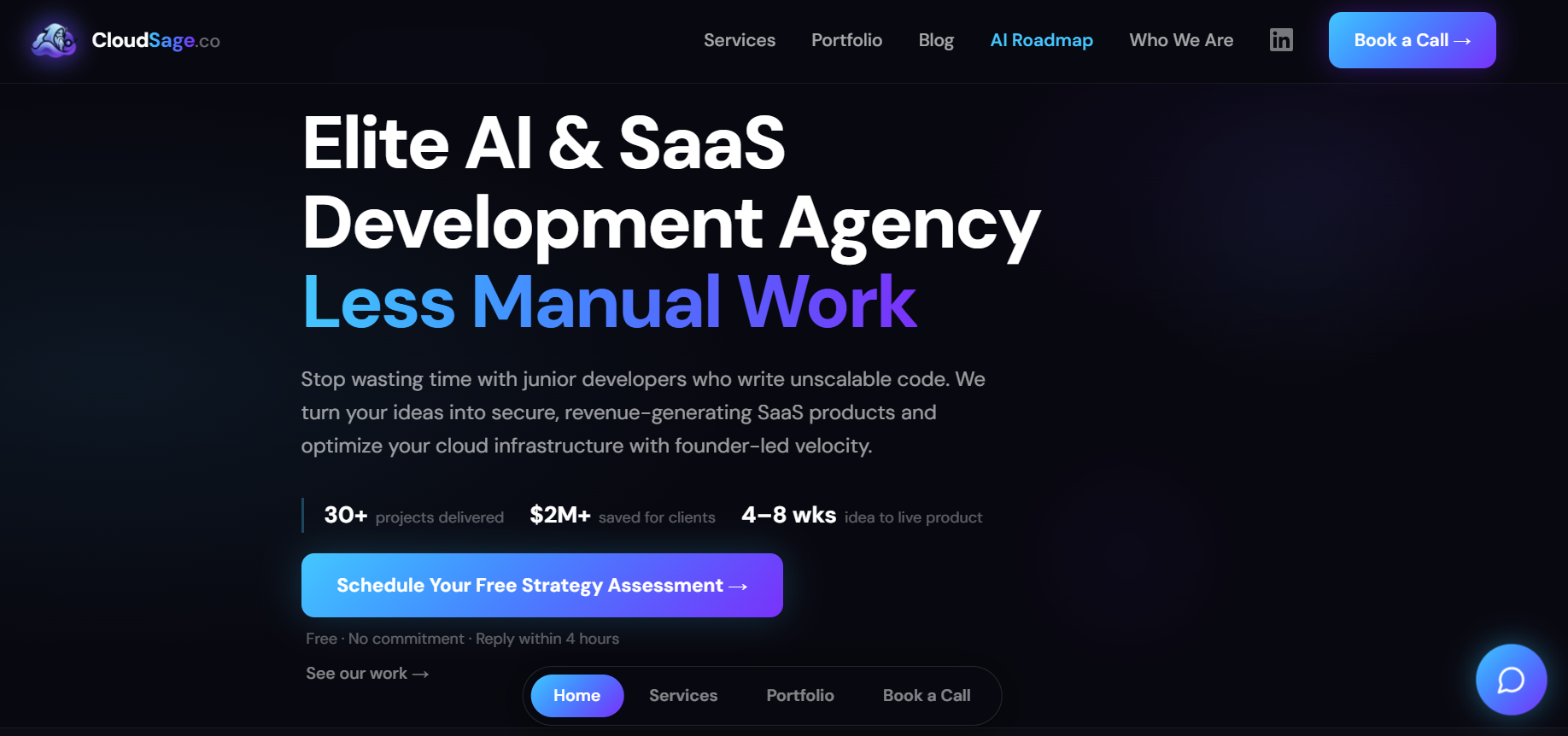 Enterprise AI SaaS & Intelligent Workflow Blueprint template preview