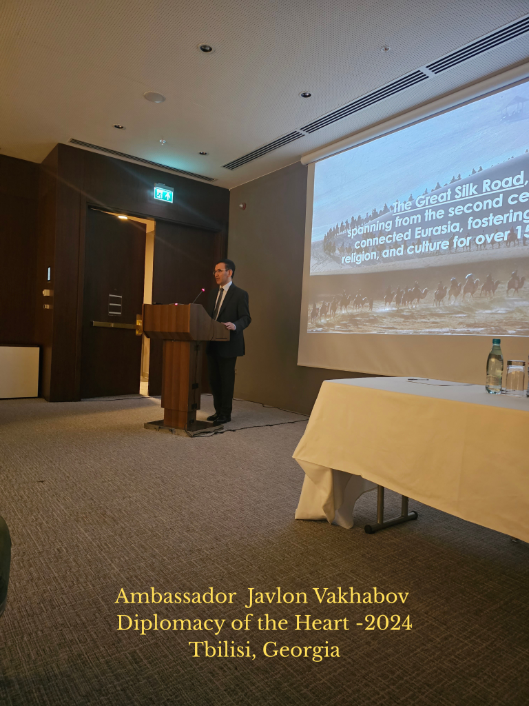 Ambassador Javlon Vakhabov — Diplomacy of the Heart Conference 2024, Tbilisi, Georgia