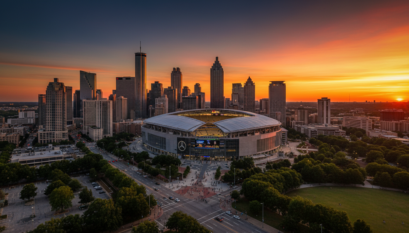 Mercedes-Benz Stadium area