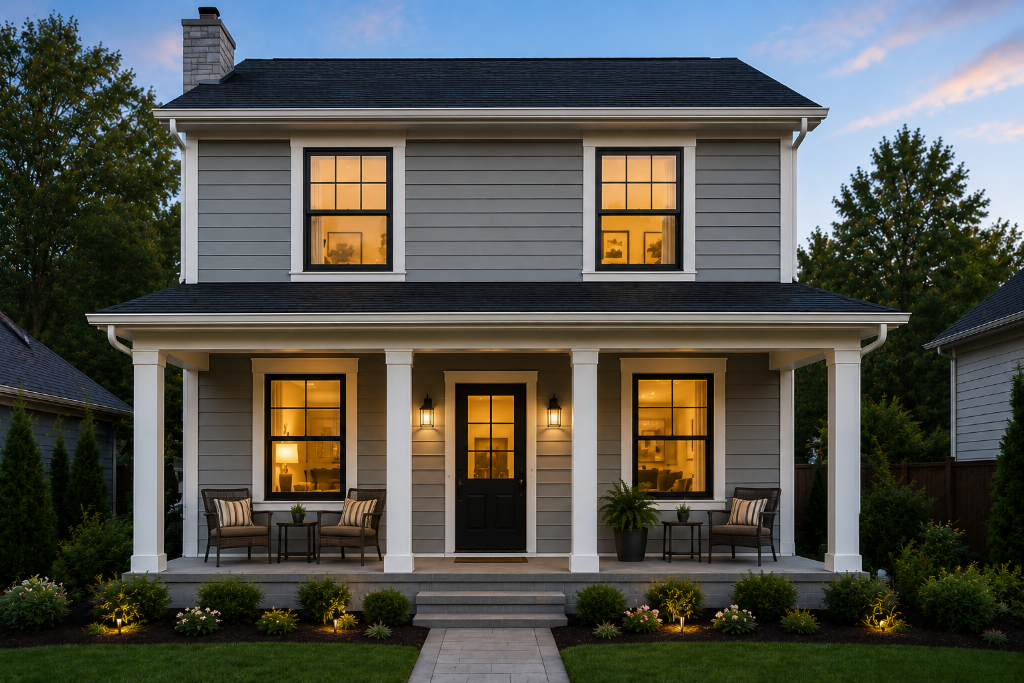 Inline 900 Series double hung windows