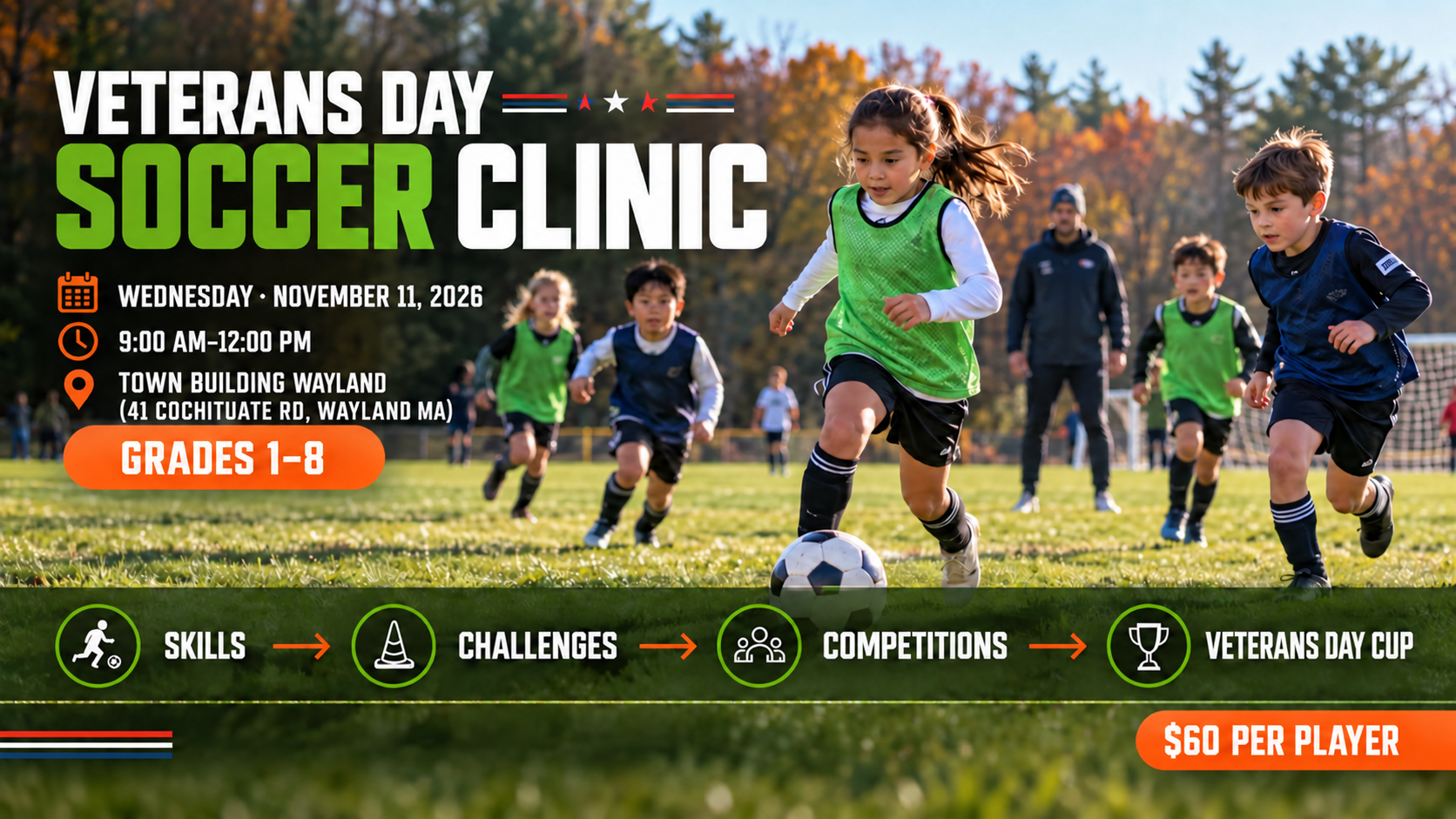Veterans Day Soccer Clinic