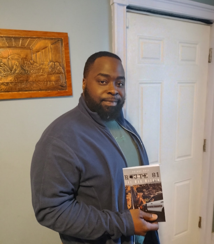 Reader with their book