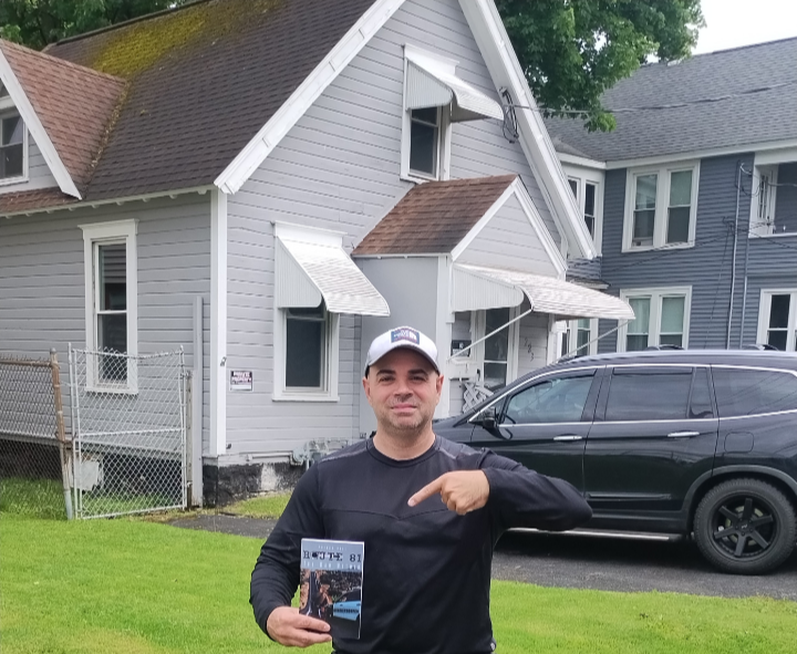 Reader with their book