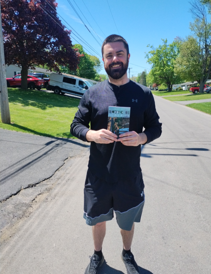 Reader with their book
