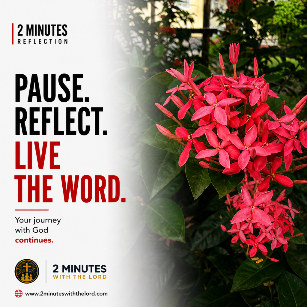 Pause. Reflect. Live the Word.