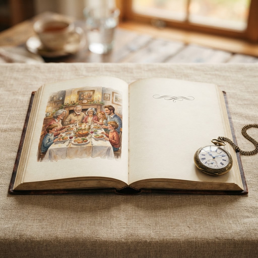 Family Legacy Illustrated Editions personalized illustrated hardcover book by Orvelle Editions