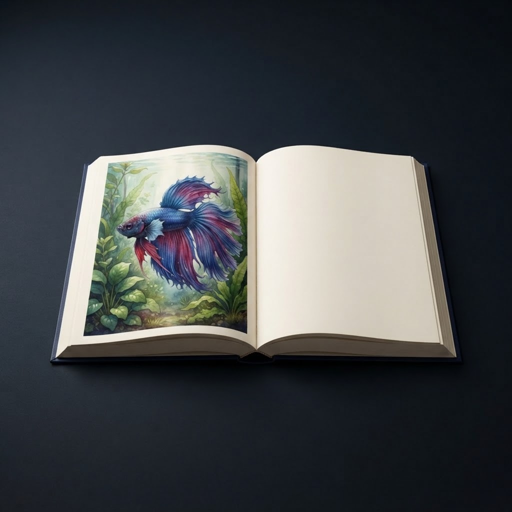 Fish Memory Books illustrated memory book example