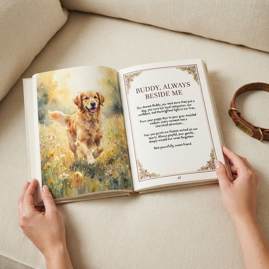Buddy, Always Beside Me illustrated book cover